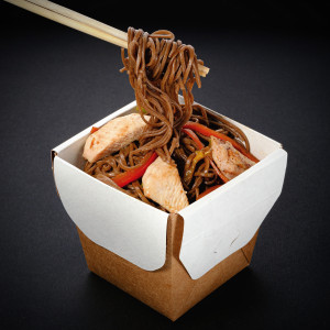 Соба с куриным филе