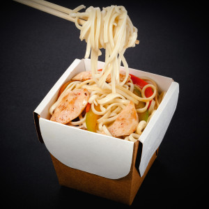 Удон с куриным филе